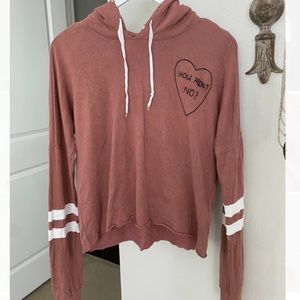 Lucky Brand How About No? Hoodie Sweatshirt
